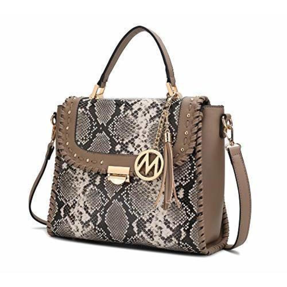 Elegant Mkf Crossbody Satchel Bags For – Pu Textured Strap Pocketbook Bag – La